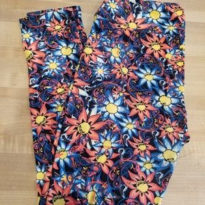 Lularoe TC floral leggings